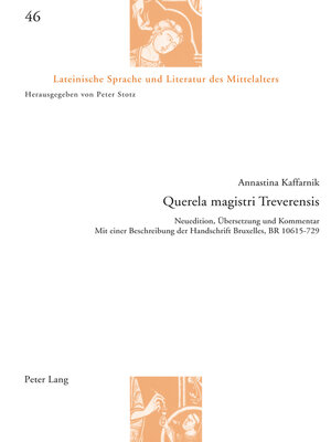cover image of Querela magistri Treverensis